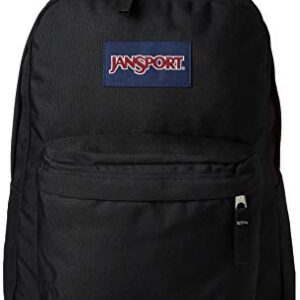 JanSport SuperBreak One Backpack – Lightweight School Bookbag, Black