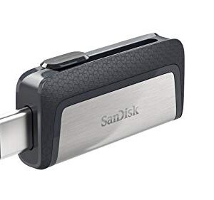 SanDisk – SDDDC2-128G-G46 128GB Ultra Dual Drive USB Type-C – USB-C, USB 3.1 – SDDDC2-128G-G46 Gray