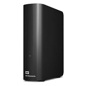 WD 14TB Elements Desktop Hard Drive HDD, USB 3.0, Compatible with PC, Mac, PS4 & Xbox – WDBWLG0140HBK-NESN