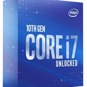 Intel Core i7-10700K Desktop Processor 8 Cores up to 5.1 GHz Unlocked LGA1200 (Intel 400 Series Chipset) 125W (BX8070110700K)