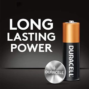 Duracell – CopperTop 9V Alkaline Batteries – long lasting, all-purpose 9 Volt battery for household and business – 4 count