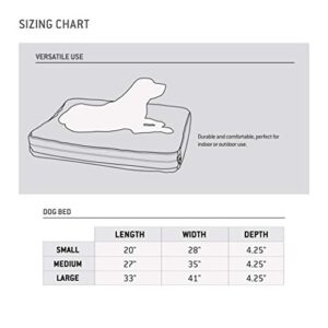 Carhartt Durable Canvas Dog Bed, Premium Pet Bed with Water-Repellent Coating, Medium, Tarmac Duck Camo