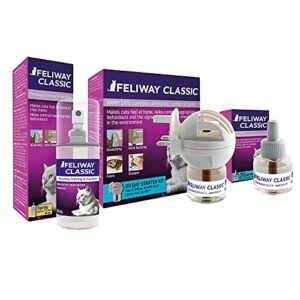 Feliway Classic Calming Diffuser Refill (1 Pack, 48 ml) | Reduce Problem, Scratching, Spraying, and Fighting | Constant Calm & Comfort At Home