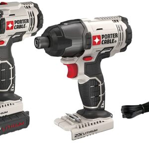 PORTER-CABLE 20V MAX Cordless Drill Combo Kit and Impact Driver