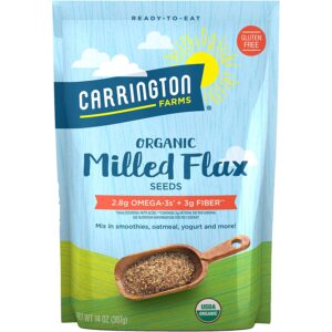 Carrington Farms Organic Milled Flax Seed, Gluten Free, USDA Organic